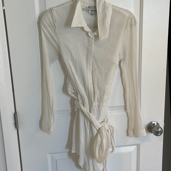 White Romper - Picture 1 of 3